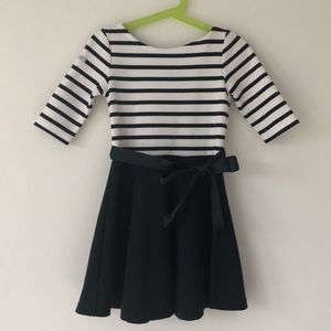 Ralph Lauren navy and white striped dress